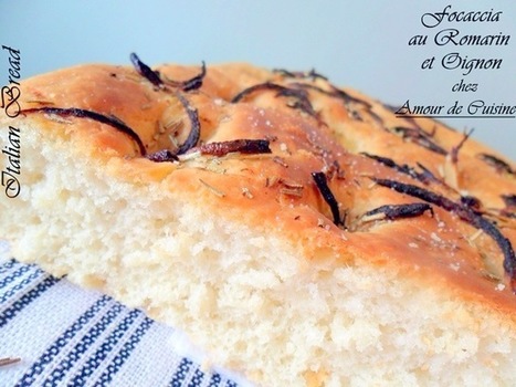 une Focaccia au Romarin et oignon | recettes du ramadan  وصفات رمضان أطباق رمضان مطبخ رمضان | Scoop.it
