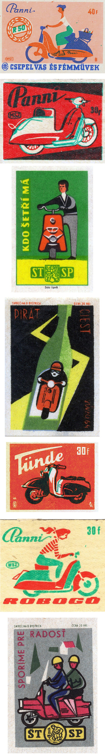 A Rare Bit O’Swag: Vintage Scooter Matchbook Covers | Kitsch | Scoop.it