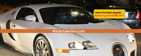 Rapper FLO RIDA Is Taking FLOSSING To Another Level . . . He Wrapped His $2M Bugatti . . . In 24 Karat GOLD!!! (Pics) - MediaTakeOut.com™ 2013 | GetAtMe | Scoop.it