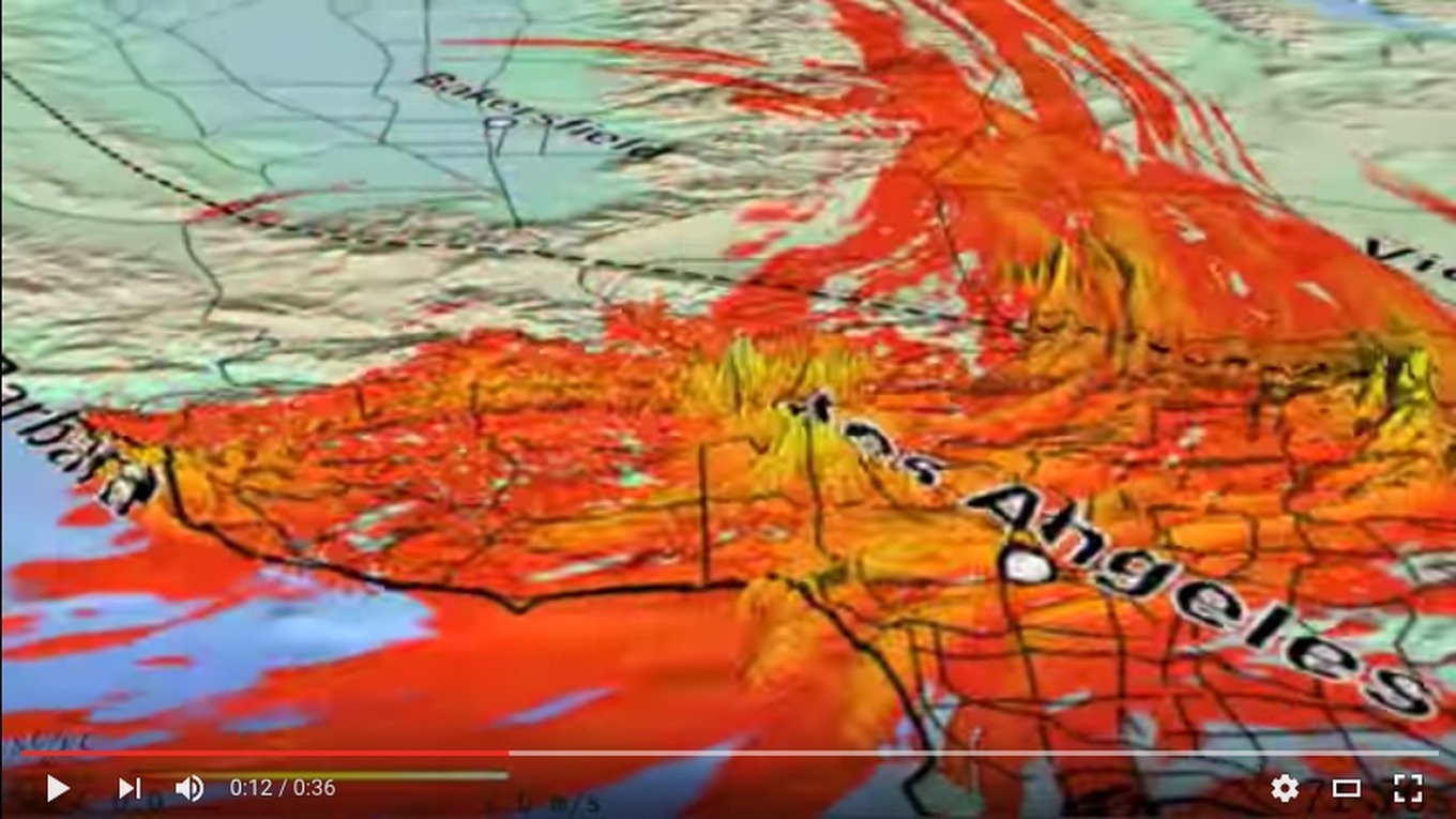 Computer Simulation: How An 8.0 Earthquake Woul...