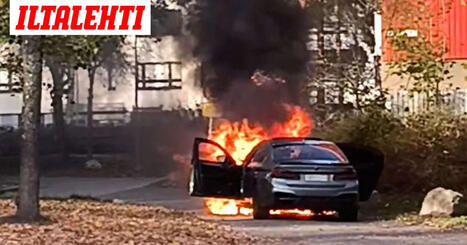 Hurja näky: Auto syttyi tuleen kesken ajon | 1Uutiset - Lukemisen tähden | Scoop.it