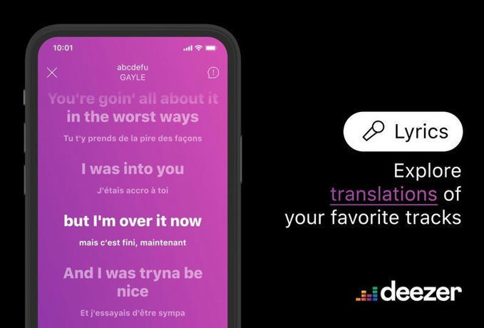 Deezer Now Translates Song Lyrics But Only Fro