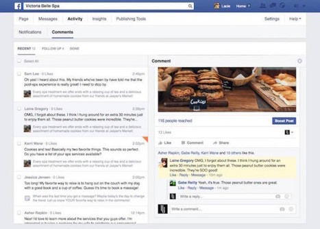 Facebook : déploiement de nouveaux outils pour mieux communiquer avec ses clients | Réseaux sociaux | Scoop.it