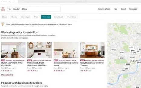 Airbnb vise les voyageurs d’affaires | web@home    web-academy | Scoop.it