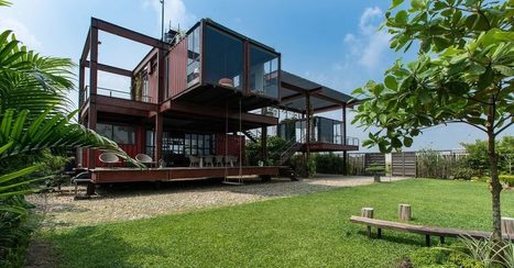 [Inspiration] Bangladesh : maison container contemporaine aux espaces aérés | Build Green, pour un habitat écologique | Scoop.it