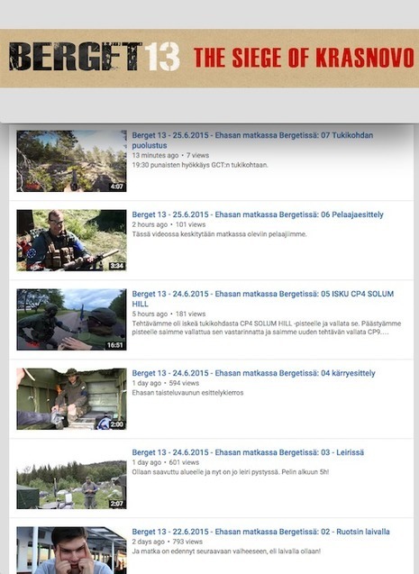 VIDEO FROM BERGET 13! - Ellimummo is at Berget on YouTube! | Thumpy's 3D House of Airsoft™ @ Scoop.it | Scoop.it