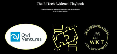 Evidence Playbook with Owl VC — | Education 2.0 & 3.0 | Scoop.it