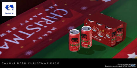 Tanuki beer Christmas Pack December 2022 Group Gift by Mamere | Teleport Hub - Second Life Freebies | Second Life Freebies | Scoop.it