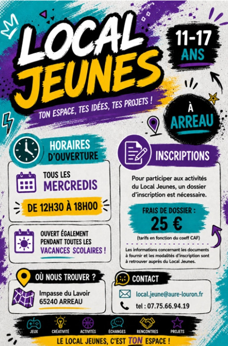 Les inscriptions pour le Local jeunes d'Arreau sont ouvertes | Vall&eacute;es d'Aure & Louron - Pyr&eacute;n&eacute;es | Scoop.it