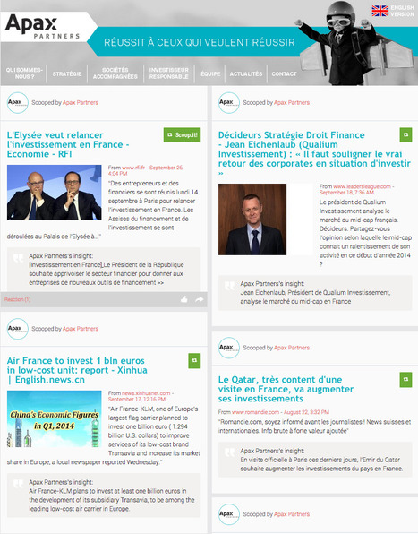 Apax Partners | Scoop.it showcase | Scoop.it