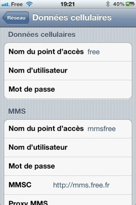 Configurez votre iPhone pour l’internet et les MMS sur le réseau Free Mobile | Free Mobile Actu | Free Mobile, Orange, SFR et Bouygues Télécom, etc. | Scoop.it