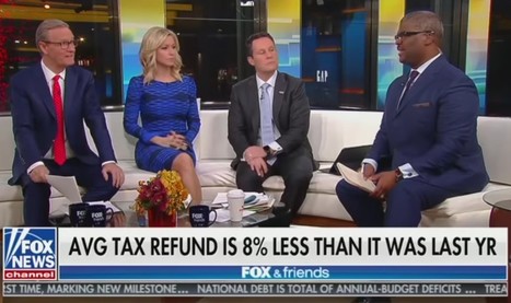 Fox & Friends Blames Americans for Lower Tax Refunds - PoliticusUSA.com | Agents of Behemoth | Scoop.it
