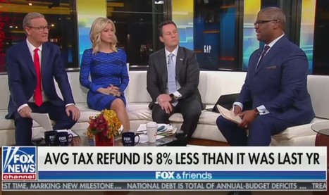 Fox & Friends Blames Americans for Lower Tax Refunds - PoliticusUSA.com | Operation Deimos | Scoop.it