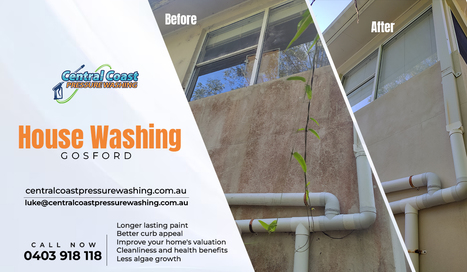 A Simple & Handy House Washing Guide | Central Coast Pressure Washing | Scoop.it