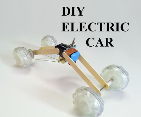 World's Simplest Electric Car: 6 Steps (with Pictures) | #Maker #MakerED #MakerSpaces #Motors | 21st Century Learning and Teaching | Scoop.it