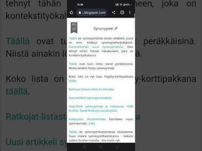 Bazaar: Synonyymit | 1Uutiset - Lukemisen t&auml;hden | Scoop.it