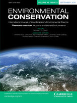 Environmental Conservation: Volume 45 - Numéro 3 - Septembre 2018 - Thematic section. Humans and Island Environments | Parution de revues | Scoop.it