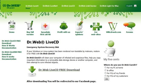Dr.Web® LiveCD | ICT Security Tools | Scoop.it
