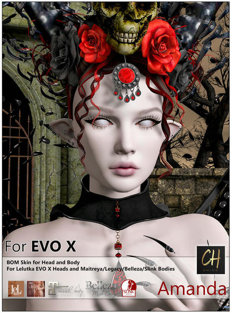 Amanda Skin Special Edition October 2023 Group Gift by CH Skins | Teleport Hub - Second Life Freebies | Second Life Freebies | Scoop.it