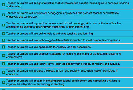 Teacher Educator Technology Competencies (TETCs) | Digital Delights | Scoop.it