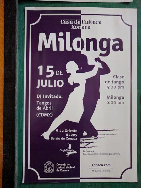 Milonga en Xonaca, México | Mundo Tanguero | Scoop.it