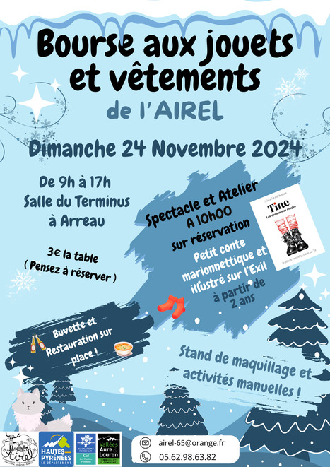 Bourse aux jouets et aux vêtements le 24 novembre à Arreau | Vallées d'Aure & Louron - Pyrénées | Scoop.it
