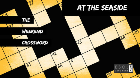 At The Seaside - Online Crossword Puzzle | English Word Power | Scoop.it