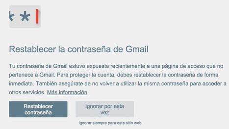 #TemadelDía #CONTRASEÑAS #educacion    // Google lanza Password Alert, extensión de Chrome para proteger nuestras cuentas | Educación, TIC y ecología | Scoop.it