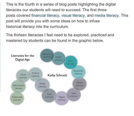 Literacies for the digital age: Historical literacy | Doing History | Scoop.it