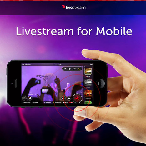 Live Video Streaming from Your iPhone with the New Livestream for Mobile | Online Video Publishing | Scoop.it