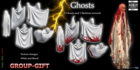 Ghosts & Skeleton October 2025 Group Gift by M&P Kreation | Teleport Hub - Second Life Freebies | Second Life Freebies | Scoop.it