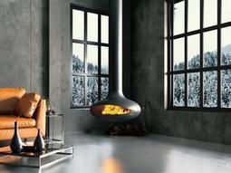 Suspended Wood Burner In Zen Fire Places Scoop It