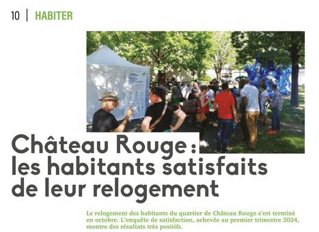 Château Rouge : les habitants satisfaits de leur relogement | Labo Cités - L'actualité de la politique de la ville en Auvergne-Rhône-Alpes | Scoop.it