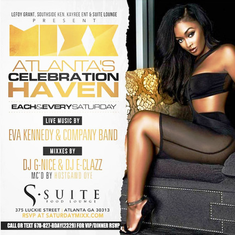 SuiteFoodLounge 375 Luckie St Atlanta Ga That's tonight ... #CUThere #TheSuiteLife | GetAtMe | Scoop.it