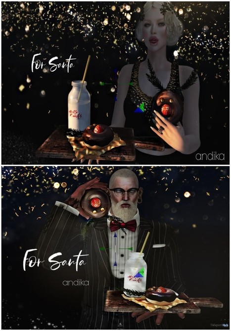 For Santa Single Male & Female Bento Poses With Props December 2018 Group Gift by Andika | Teleport Hub - Second Life Freebies | Teleport Hub | Scoop.it