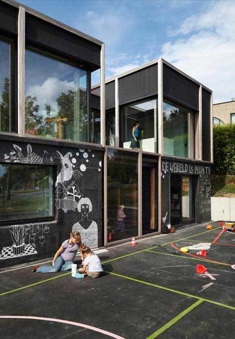 Belgique : une maison passive qui enchante les enfants | Le Moniteur.fr | Build Green, pour un habitat écologique | Scoop.it