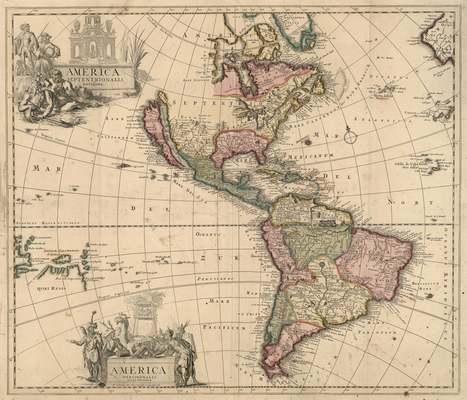 Dutch map (1659) of South & North America by Dieter Schenk ( Tenga en cuenta: Puedes acercar el mapa) : MapPorn | IELTS, ESP, EAP and CALL | Scoop.it