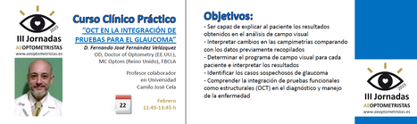 Curso Clínico Práctico: OCT en la integración de pruebas para el glaucoma | Formación Optometristas 2.0 | Scoop.it