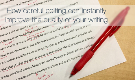 Editing Tips That Will Improve The Quality Of Your Writing | Design, Science and Technology | Scoop.it