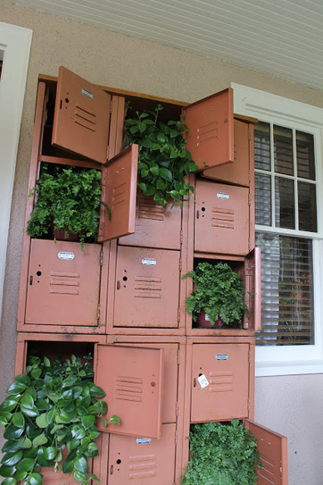 Vintage lockers planters | 1001 Gardens | 1001 Gardens ideas ! | Scoop.it