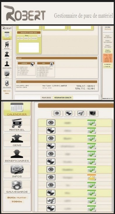 logiciel professionnel gratuit Robert V 2.0 Fr 2015 Gestionnaire de parc de matériel | Logiciel Gratuit Licence Gratuite | Scoop.it