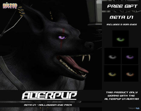 Halloween Eye Pack For Alterpup Avatar Beta V1 October 2022 Gift by HILTED | Teleport Hub - Second Life Freebies | Second Life Freebies | Scoop.it