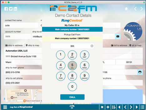 RC2FM Connector | RingCentral to FileMaker Cloud Telephony Integration | Learning Claris FileMaker | Scoop.it