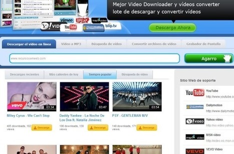 Video Grabbe: busca, descarga y convierte vídeos de YouTube y otras plataformas | Las TIC y la Educación | Scoop.it