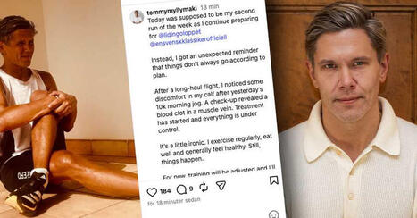 Tommy Myllym&auml;ki har drabbats av en blodpropp | A1Uutiset - Lukemisen t&auml;hden | Scoop.it