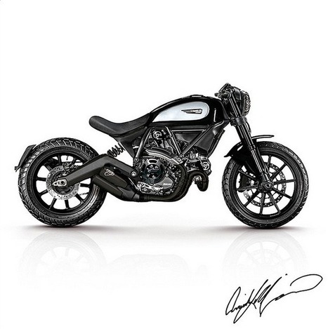 The Bullitt: Ducati Scrambler Concept Mock-Ups | Ductalk: What's Up In The World Of Ducati | Scoop.it