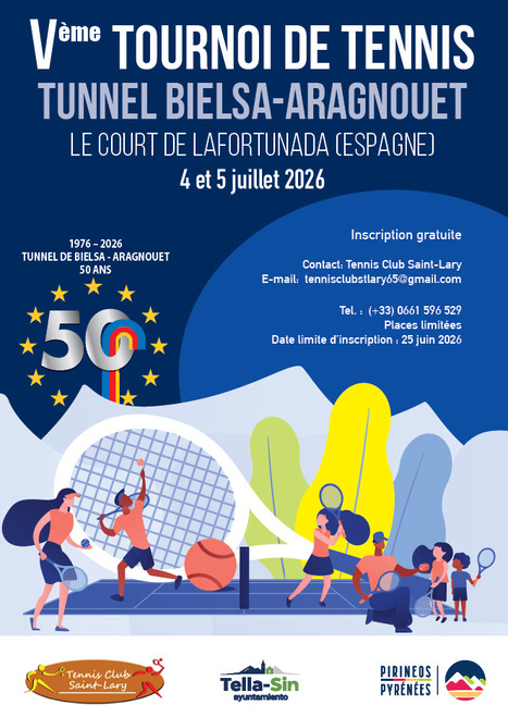 Saint-Lary-Soulan. Pour f&ecirc;ter 50 ans de tunnel, un tournoi de tennis franco-espagnol | Vall&eacute;es d'Aure & Louron - Pyr&eacute;n&eacute;es | Scoop.it