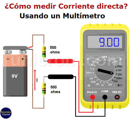 Mult&iacute;metro - Medir Corriente Directa | tecno4 | Scoop.it