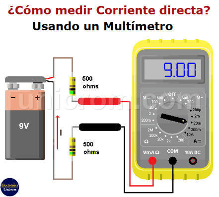 Multímetro - Medir Corriente Directa | tecno4 | Scoop.it