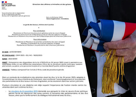 Des agressions d’élus toujours en hausse, une nouvelle circulaire du garde des Sceaux | Veille juridique du CDG13 | Scoop.it